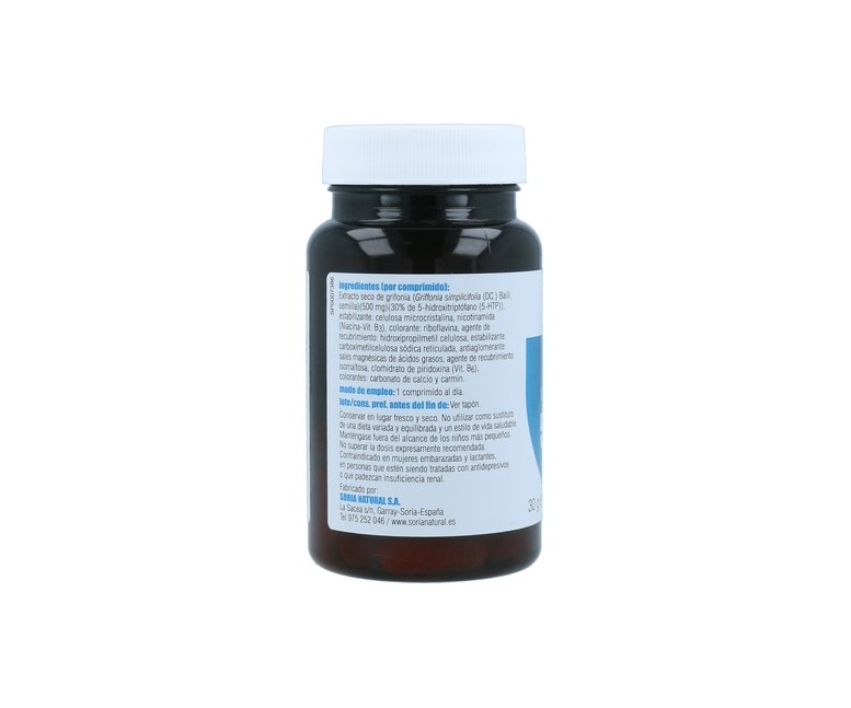 5HTP-Griffonia 30 comprimidos de 21g Soria Natural