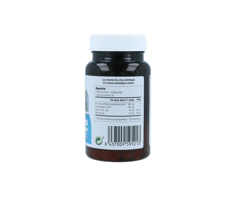 5HTP-Griffonia 30 comprimidos de 21g Soria Natural