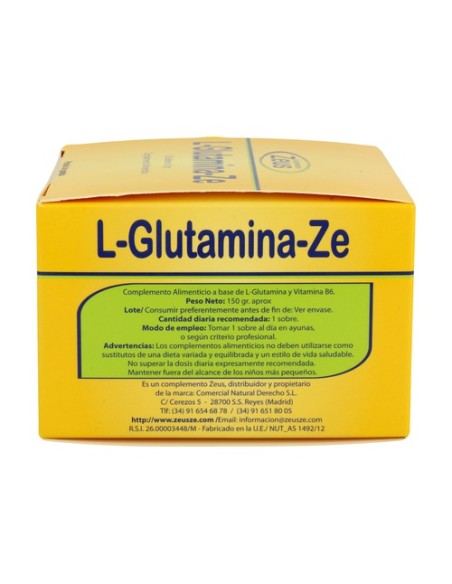 L-Glutamina-Ze 30 sobres Zeus