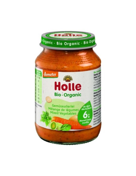 Tarrito de Verduras Variadas Bio 6m+ 190 g (Verduras) Holle
