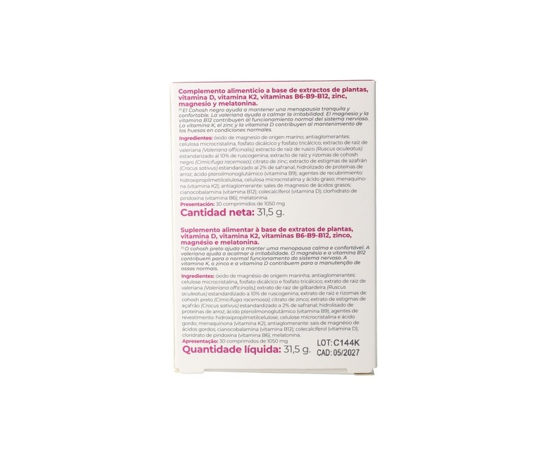 Confort Menopause 30 comprimidos Inovance