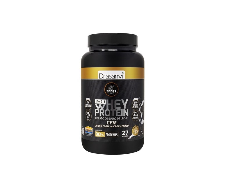 Whey protein aislado cookies & cream 800 g de polvo Drasanvi