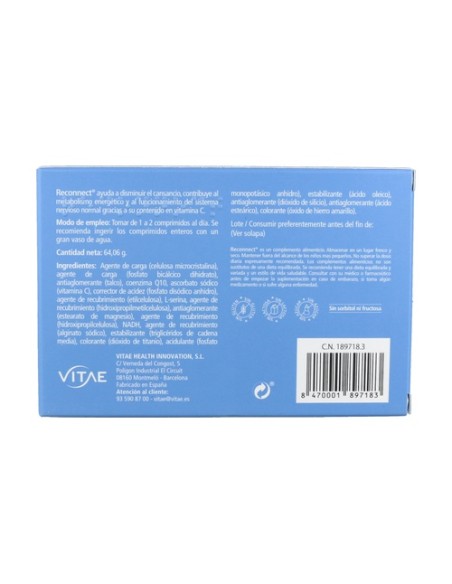 Reconnect 90 comprimidos Vitae