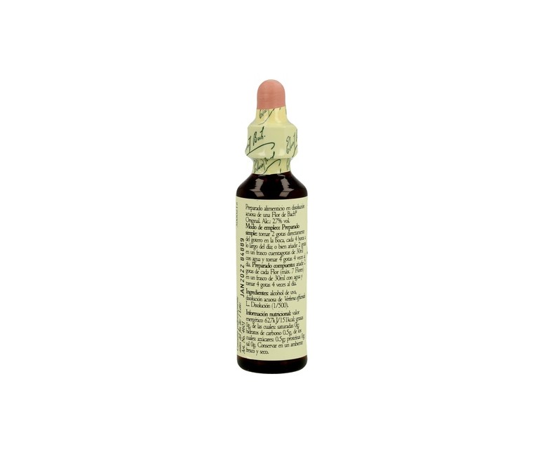 Flores de Bach Vervain 20 ml de elixir floral Bach Original