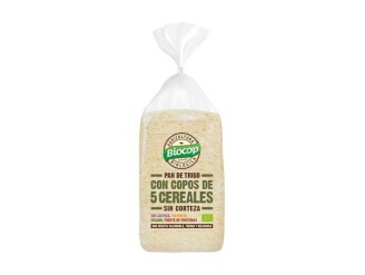 Pan de molde copos y cereales sin corteza