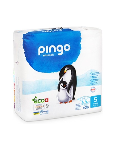 Pañales Bio T5 (12-25 kg) 36 unidades (T5 (12-25 kg)) PINGO