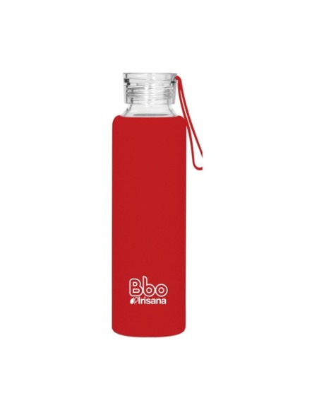 Botella BBO Silicona Roja 550 ml 550 ml (Rojo) Irisana