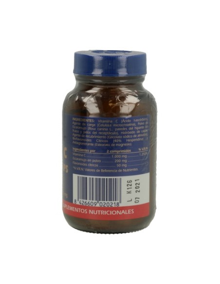 Vitamina C + Rose Hips 100 cápsulas de 650mg Gsn