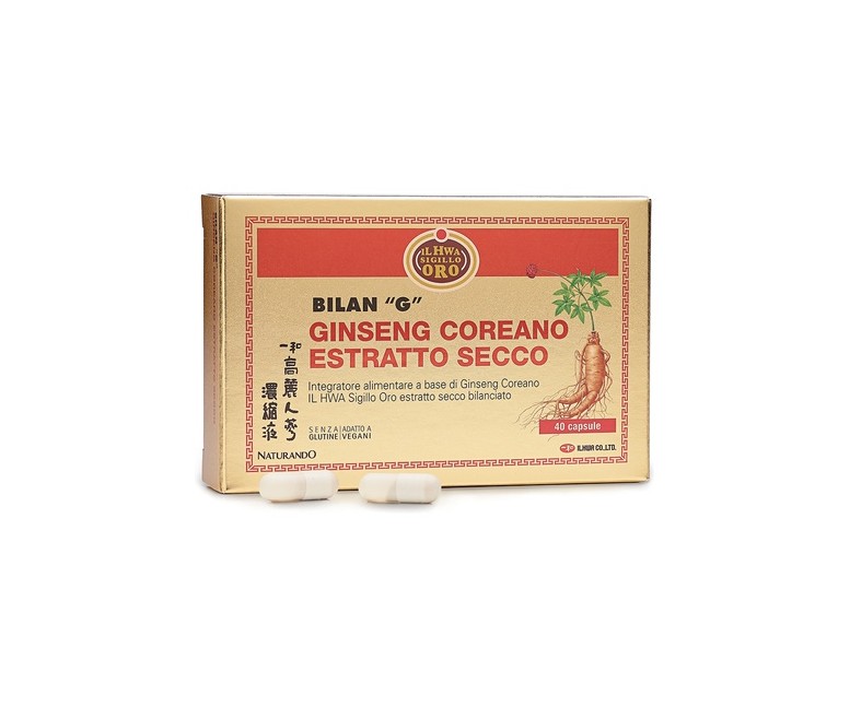 BilnaG extracto seco de ginseng IL HWA 40 cápsulas Naturando