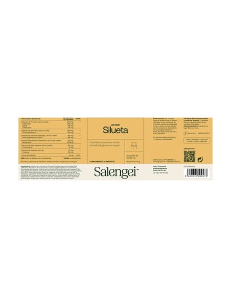 Active silueta 60 cápsulas de 720mg Salengei