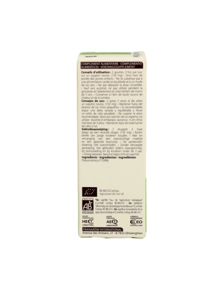 Lentisco Rama Aceite Esencial Bio 5 ml de aceite esencial Pranarom