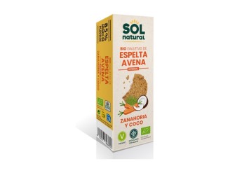 Galletas de avena y espelta con zanahoria y coco Bio