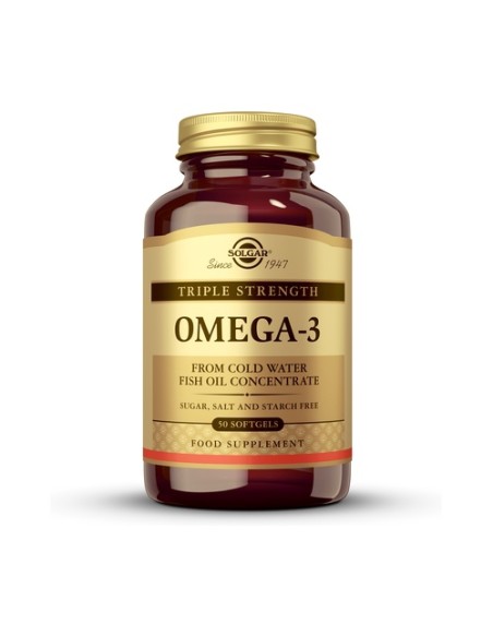 Omega 3 Triple Concentración 50 cápsulas Solgar