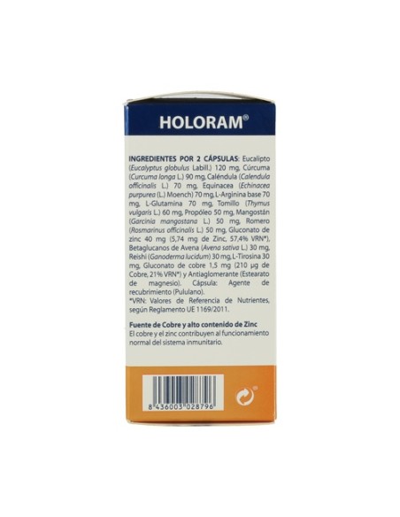 Holoram Rinusin 60 cápsulas Equisalud