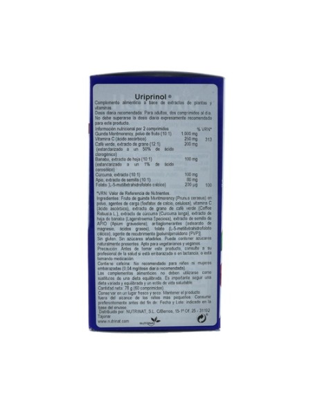Uriprinol 60 comprimidos Health Aid