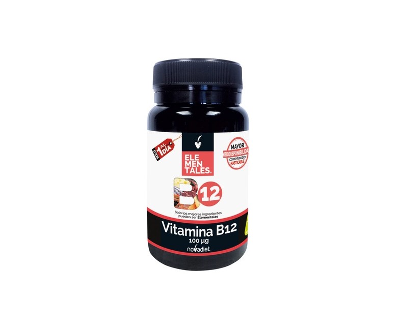 Vitamina B12 100mcg 120 comprimidos de 100μg Nova Diet