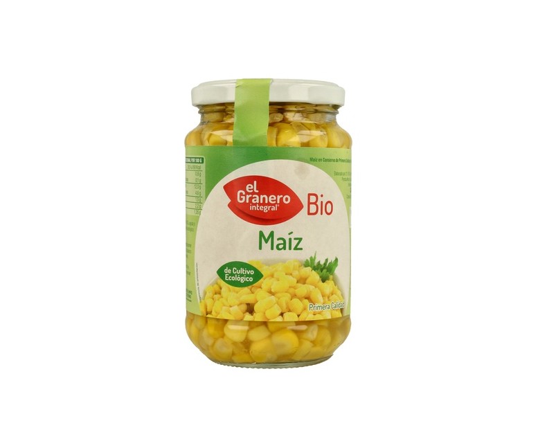 Maíz Dulce Cocido Bio 369 g El Granero Integral