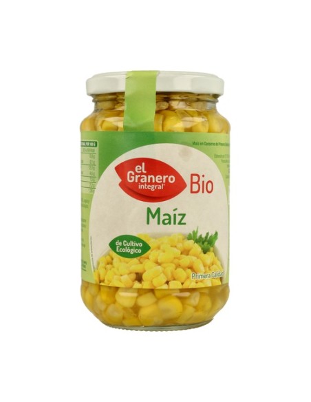 Maíz Dulce Cocido Bio 369 g El Granero Integral