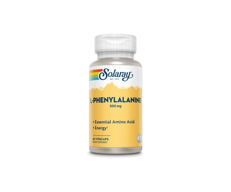 L-Phenylalanine 60 cápsulas de 500mg Solaray
