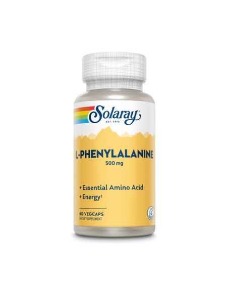 L-Phenylalanine 60 cápsulas de 500mg Solaray