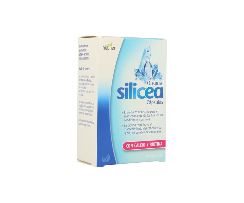 Silicea Calcio y biotina 60 cápsulas Hubner