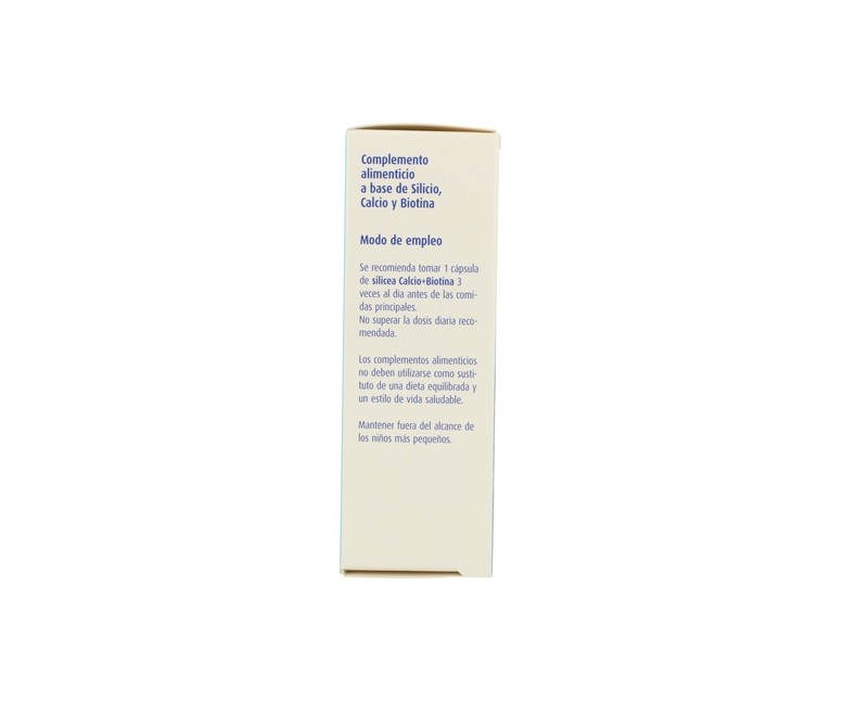 Silicea Calcio y biotina 60 cápsulas Hubner