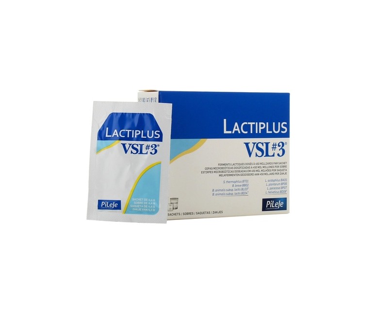 Lactiplus VSL3 cepas microbióticas 10 sobres de 4.4g Pileje