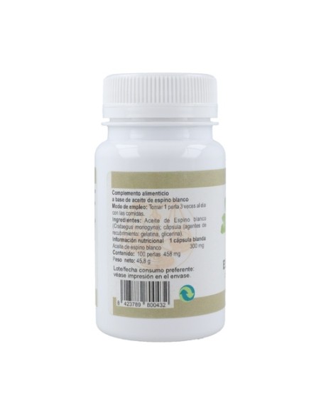 Aceite de espino blanco 300 mg 100 perlas de 458mg Ortocel Nutri Therapy