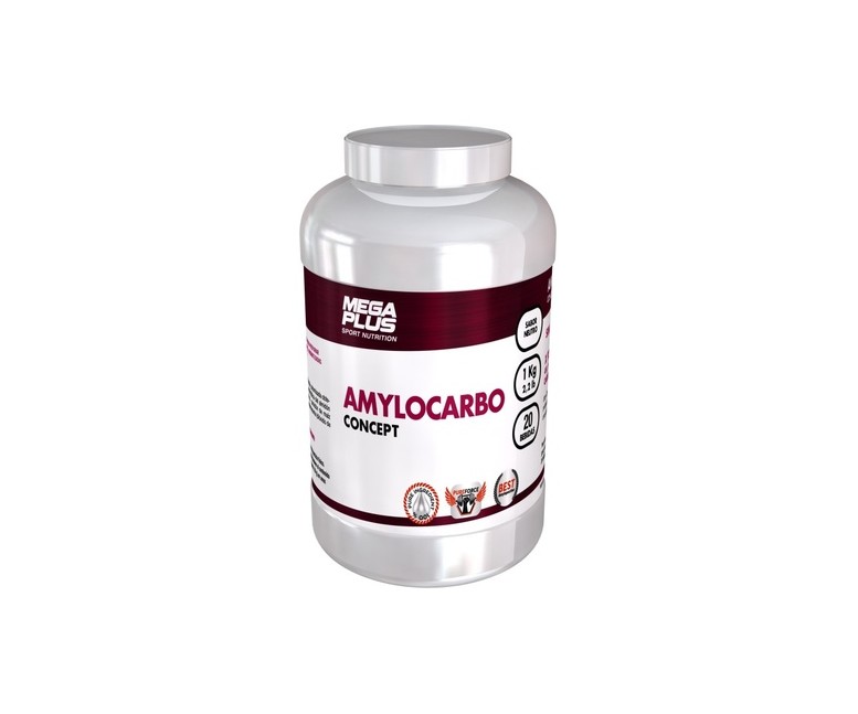 Amylocarbo concept neutro 3 kg de polvo (Neutro) Mega Plus