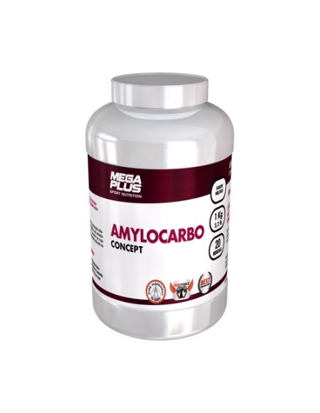 Amylocarbo concept neutro 3 kg de polvo (Neutro) Mega Plus