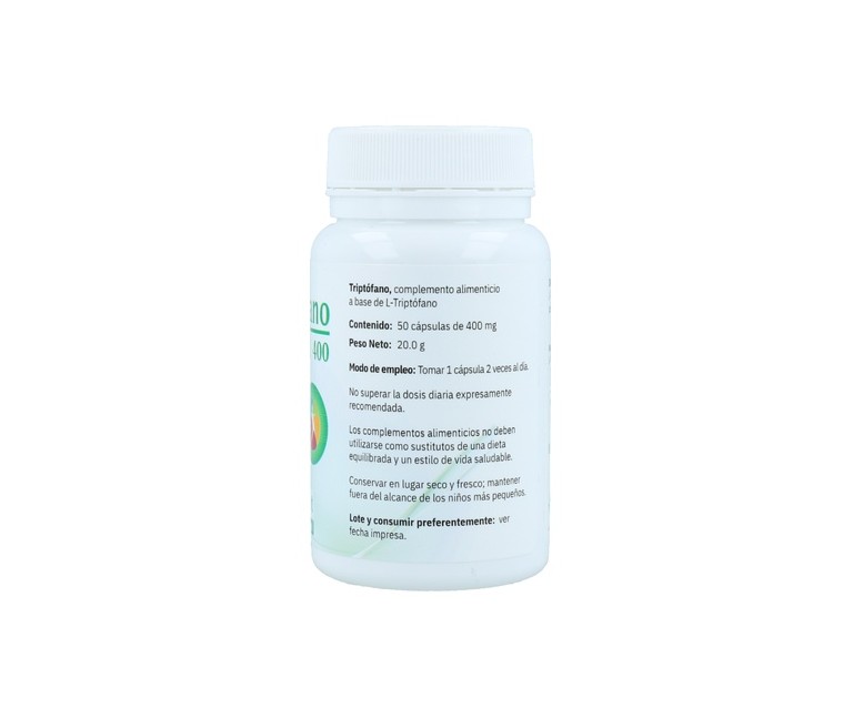 Triptófano 400 50 cápsulas de 400mg Espadiet