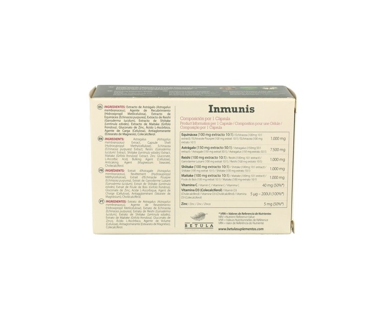 Inmunis 30 cápsulas Betula