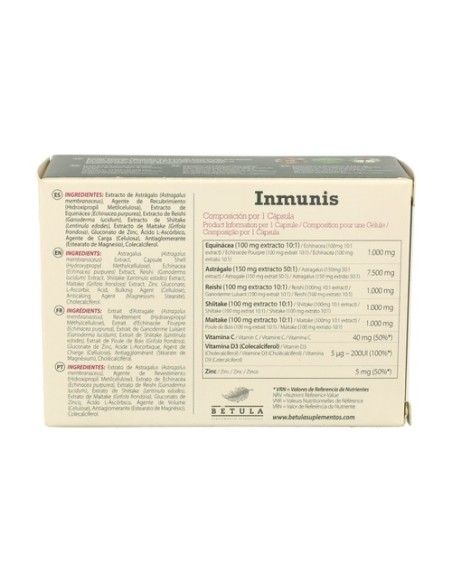 Inmunis 30 cápsulas Betula