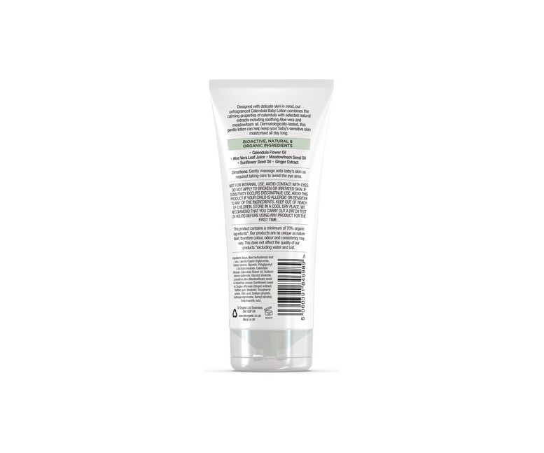 Loción para bebé sin fragancia de caléndula 200 ml Dr. Organic