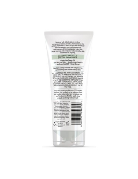 Loción para bebé sin fragancia de caléndula 200 ml Dr. Organic