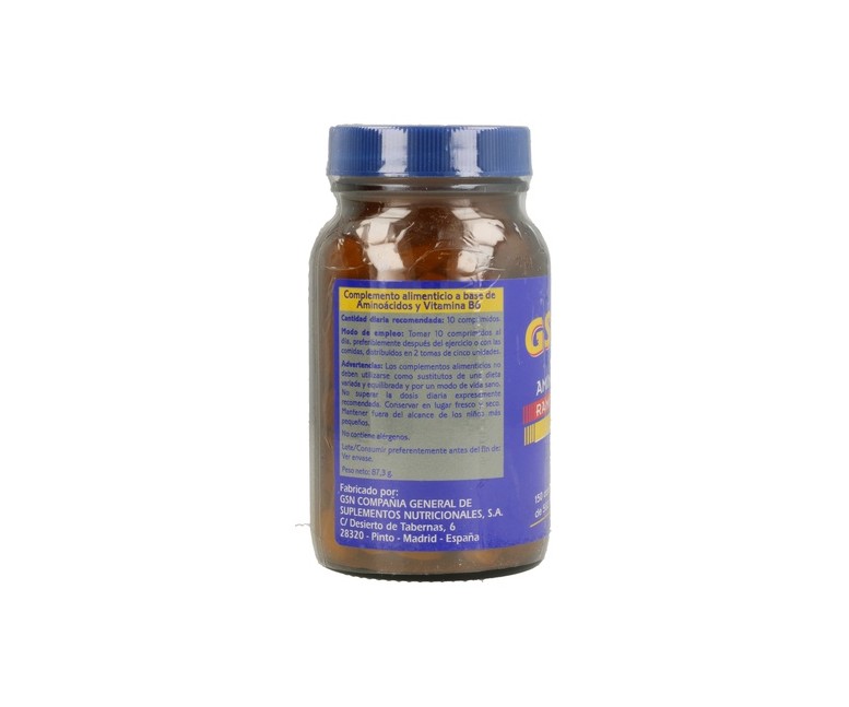 GSN Amino-R 150 comprimidos de 500mg Gsn