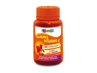 Pediakid Gominolas Vitamina C (Sabor Cereza)