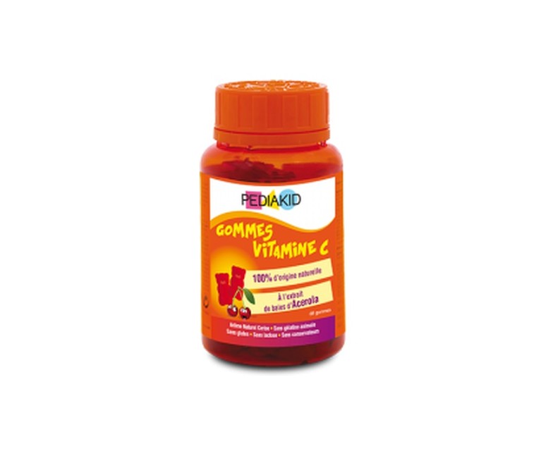 Pediakid Gominolas Vitamina C (Sabor Cereza) 60 gominolas (Cereza) Pediakid