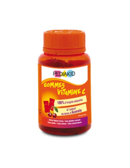 Pediakid Gominolas Vitamina C (Sabor Cereza) 60 gominolas (Cereza) Pediakid