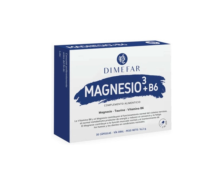 Magnesio3+B6 30 cápsulas Dimefar