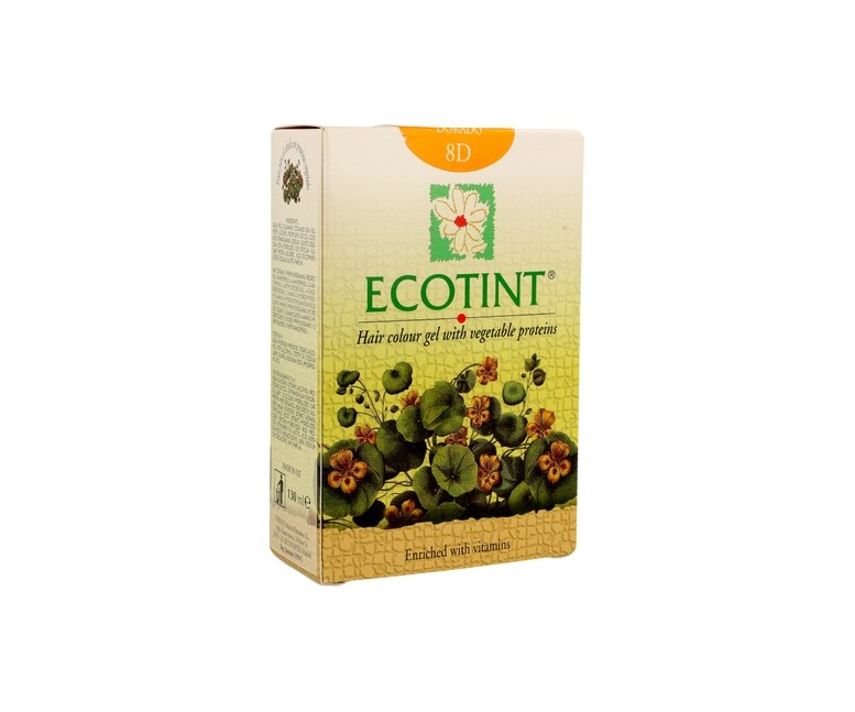 Rubio Claro Dorado Tinte para Cabello (8D) 130 ml Ecotint