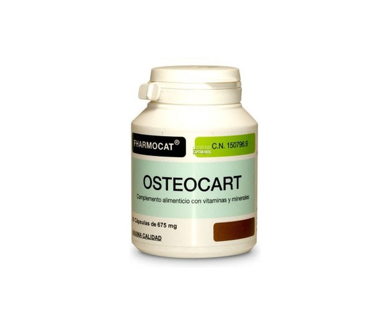 Osteocart (Calcio,Fluor,Vitamina a y D) 60 cápsulas de 650mg Fharmocat