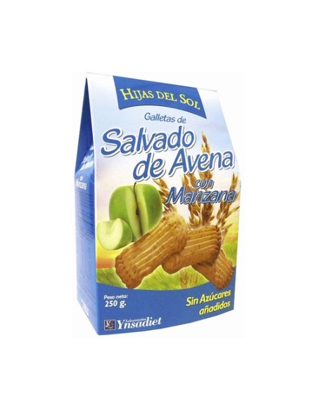 Galletas salvado avena con manzana 250 g Ynsadiet
