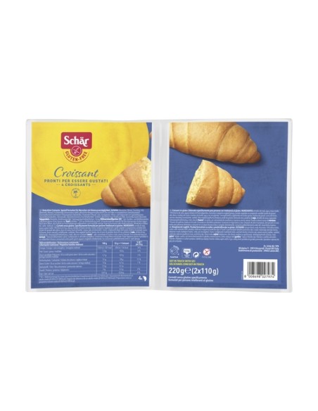 Croissant 4 unidades de 55g Schär