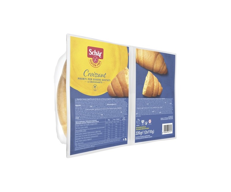 Croissant 4 unidades de 55g Schär