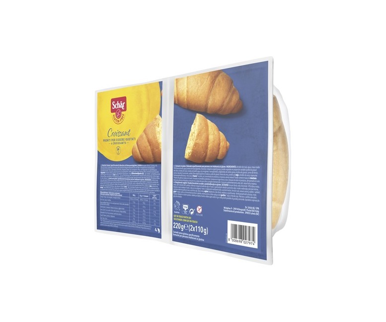 Croissant 4 unidades de 55g Schär
