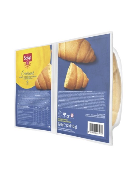 Croissant 4 unidades de 55g Schär