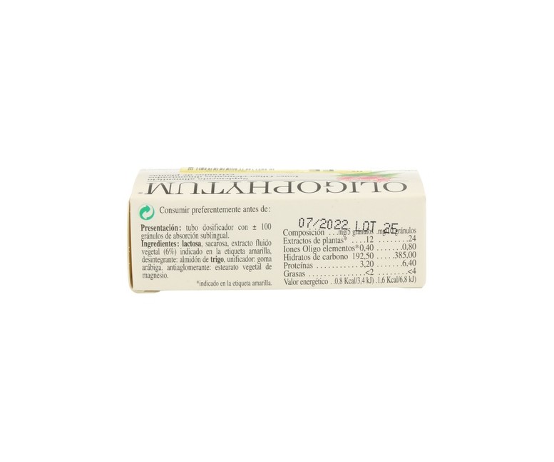 Oligophytum Hierro (H5 FE) 100 comprimidos sublinguales Holistica