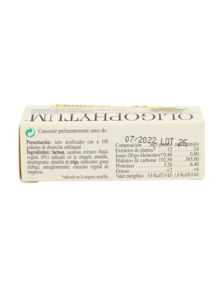 Oligophytum Hierro (H5 FE) 100 comprimidos sublinguales Holistica