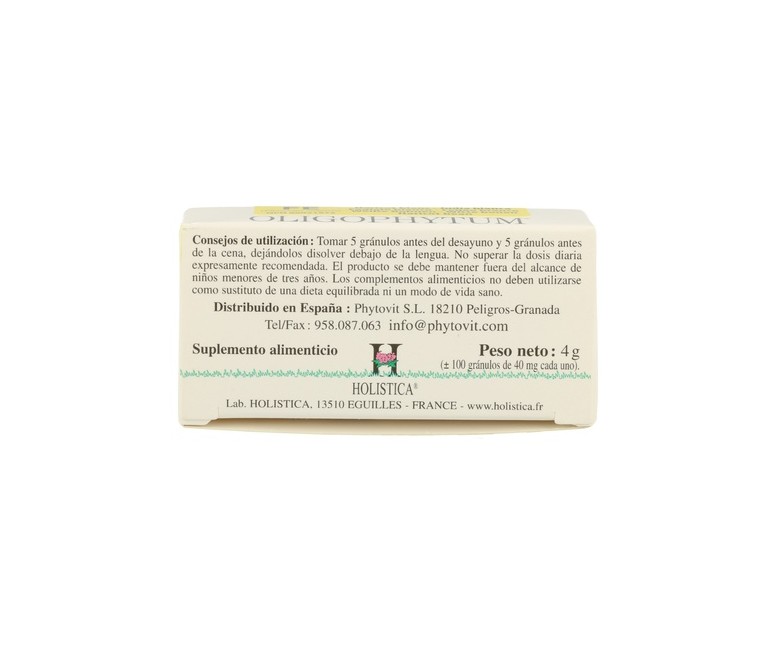 Oligophytum Hierro (H5 FE) 100 comprimidos sublinguales Holistica